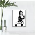 Picture of Glam I  _GroupedProduct_Rectangle_Portrait_Canvas_Framed_