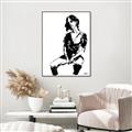 Picture of Glam I  _GroupedProduct_Rectangle_Portrait_Canvas_Framed_