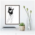 Picture of Glam V _GroupedProduct_Rectangle_Portrait_Canvas_Framed_