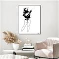 Picture of Glam V _GroupedProduct_Rectangle_Portrait_Canvas_Framed_