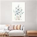 Picture of Blue Leaves II  _GroupedProduct_Rectangle_Portrait_Unframed_Print_Only_