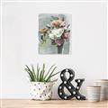 Picture of Coloured flower in pot II _GroupedProduct_Rectangle_Portrait_Unframed_Print_Only_