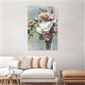 Picture of Coloured flower in pot II _GroupedProduct_Rectangle_Portrait_Unframed_Print_Only_