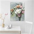 Picture of Coloured flower in pot II _GroupedProduct_Rectangle_Portrait_Unframed_Print_Only_