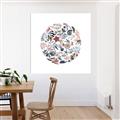 Picture of Coral circle I _GroupedProduct_Square_Unframed_Print_Only_