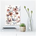 Picture of Pink Poppy Linen _GroupedProduct_Rectangle_Portrait_Unframed_Print_Only_