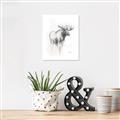 Picture of Moose Charcoal _GroupedProduct_Rectangle_Portrait_Unframed_Print_Only_