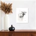 Picture of Moose Charcoal _GroupedProduct_Rectangle_Portrait_Unframed_Print_Only_