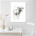 Picture of Moose Charcoal _GroupedProduct_Rectangle_Portrait_Unframed_Print_Only_