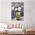 Picture of White Flower in Vase l _GroupedProduct_Rectangle_Portrait_Unframed_Print_Only_