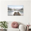 Picture of River After the Snowfall _GroupedProduct_Rectangle_Landscape_Unframed_Print_Only_