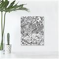 Picture of Detailed Floral Sketch _GroupedProduct_Rectangle_Portrait_Unframed_Print_Only_