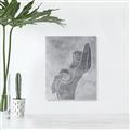 Picture of Hold a Pose Gray _GroupedProduct_Rectangle_Portrait_Unframed_Print_Only_