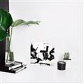 Picture of Black Abstract with Fine Line _GroupedProduct_Square_Unframed_Print_Only_