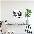 Picture of Black Abstract with Fine Line _GroupedProduct_Square_Unframed_Print_Only_