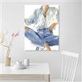 Picture of Blue Jeans I _GroupedProduct_Rectangle_Portrait_Unframed_Print_Only_