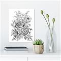 Picture of Sketched Flower I _GroupedProduct_Rectangle_Portrait_Unframed_Print_Only_