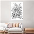 Picture of Sketched Flower I _GroupedProduct_Rectangle_Portrait_Unframed_Print_Only_