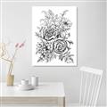 Picture of Sketched Flower I _GroupedProduct_Rectangle_Portrait_Unframed_Print_Only_