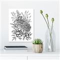 Picture of Sketched Flower II  _GroupedProduct_Rectangle_Portrait_Unframed_Print_Only_