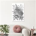 Picture of Sketched Flower II  _GroupedProduct_Rectangle_Portrait_Unframed_Print_Only_