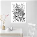 Picture of Sketched Flower II  _GroupedProduct_Rectangle_Portrait_Unframed_Print_Only_