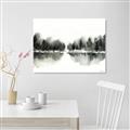 Picture of Misty Forest Black  _GroupedProduct_Rectangle_Landscape_Unframed_Print_Only_