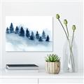 Picture of Misty Forest Blue Trees _GroupedProduct_Rectangle_Landscape_Unframed_Print_Only_