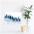 Picture of Misty Forest Blue Trees _GroupedProduct_Rectangle_Landscape_Unframed_Print_Only_