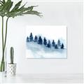 Picture of Misty Forest Blue Trees _GroupedProduct_Rectangle_Landscape_Unframed_Print_Only_
