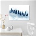 Picture of Misty Forest Blue Trees _GroupedProduct_Rectangle_Landscape_Unframed_Print_Only_