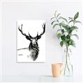 Picture of Sketched Deer  _GroupedProduct_Rectangle_Portrait_Unframed_Print_Only_
