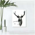 Picture of Sketched Deer  _GroupedProduct_Rectangle_Portrait_Unframed_Print_Only_