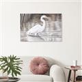Picture of Wading Egret _GroupedProduct_Rectangle_Landscape_Unframed_Print_Only_