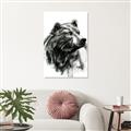 Picture of Sketched Bear _GroupedProduct_Rectangle_Portrait_Unframed_Print_Only_