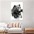 Picture of Sketched Bear _GroupedProduct_Rectangle_Portrait_Unframed_Print_Only_