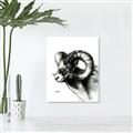 Picture of Sketched Ram _GroupedProduct_Rectangle_Portrait_Unframed_Print_Only_