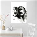 Picture of Sketched Ram _GroupedProduct_Rectangle_Portrait_Unframed_Print_Only_