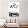 Picture of The Adventure Never Ends _GroupedProduct_Rectangle_Portrait_Photography _GroupedProduct_Rectangle_Portrait_Unframed_Print_Only_