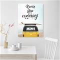 Picture of Never Stop Exploring Van _GroupedProduct_Rectangle_Portrait_Photography _GroupedProduct_Rectangle_Portrait_Unframed_Print_Only_