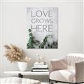 Picture of Love grows here _GroupedProduct_Rectangle_Portrait_Unframed_Print_Only_