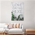Picture of Love grows here _GroupedProduct_Rectangle_Portrait_Unframed_Print_Only_