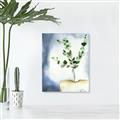 Picture of Green leaves  Pot _GroupedProduct_Rectangle_Portrait_Unframed_Print_Only_