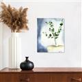 Picture of Green leaves  Pot _GroupedProduct_Rectangle_Portrait_Unframed_Print_Only_