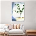 Picture of Green leaves  Pot _GroupedProduct_Rectangle_Portrait_Unframed_Print_Only_