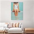 Picture of Pool Day _GroupedProduct_Rectangle_Portrait_Unframed_Print_Only_
