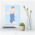Picture of Swim Competition II  _GroupedProduct_Rectangle_Portrait_Unframed_Print_Only_