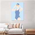 Picture of Swim Competition II  _GroupedProduct_Rectangle_Portrait_Unframed_Print_Only_
