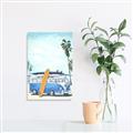 Picture of Surf board _GroupedProduct_Rectangle_Portrait_Unframed_Print_Only_