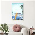 Picture of Surf board _GroupedProduct_Rectangle_Portrait_Unframed_Print_Only_